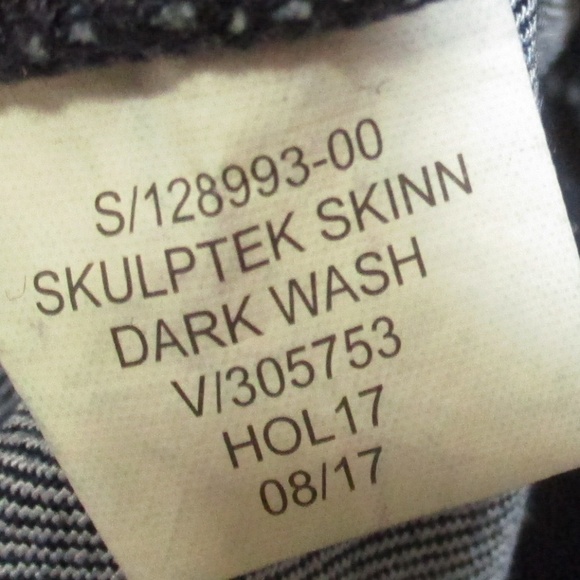 Athleta Sculptek Skinny Jeans Women's 6 Dark Wash Stretch Denim - Picture 8 of 8